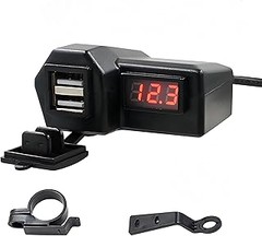 Opciones alternativas a cargadores USB para moto con voltímetro