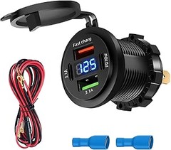 Aprende sobre los diferentes tipos de cargadores USB para moto de carga rápida