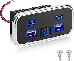 Pros y contras de los cargadores USB para moto con voltímetro