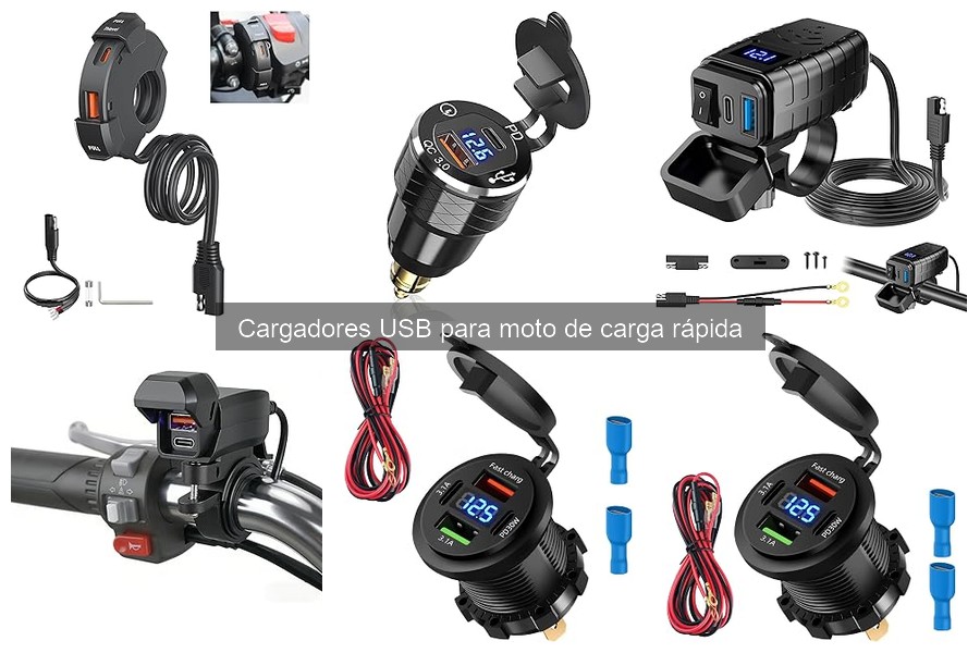 Accesorios esenciales para cargadores USB en moto