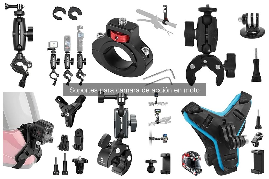 Accesorios Esenciales para Soportes de Cámara en Moto