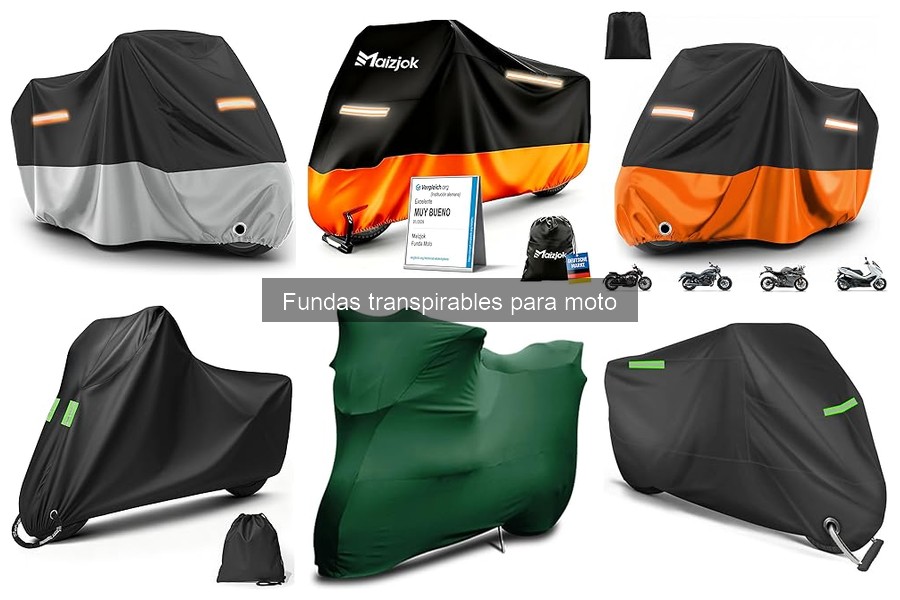 Accesorios para complementar fundas transpirables de moto