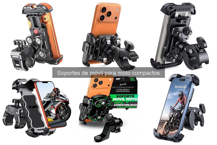 Accesorios para mejorar tu soporte de móvil en moto