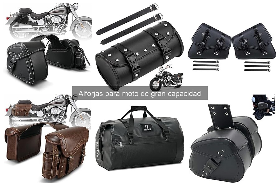 Alternativas a alforjas de gran capacidad para motos