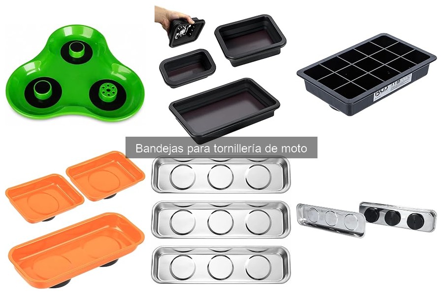 Alternativas a bandejas para tornillería de moto: mejores opciones