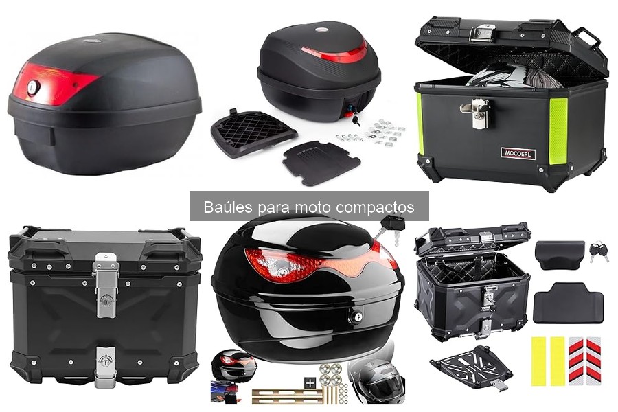 Alternativas a baúles para moto compactos: opciones prácticas