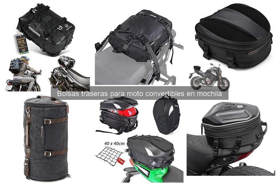 Alternativas a Bolsas Traseras para Moto Convertibles