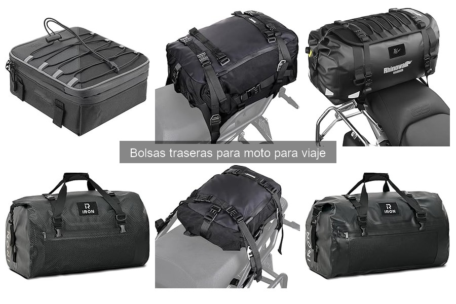 Alternativas a bolsas traseras para moto en tus viajes
