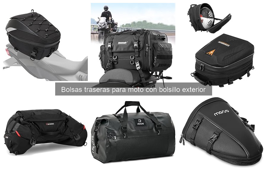 Alternativas a bolsas traseras para moto: soluciones de equipaje