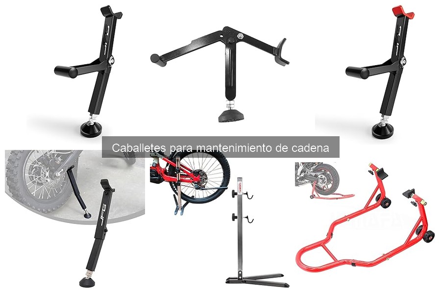 Alternativas a caballetes para mantenimiento de cadena