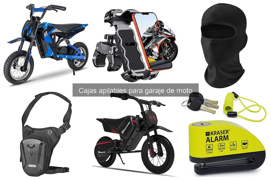 Alternativas a cajas apilables para garaje de motos