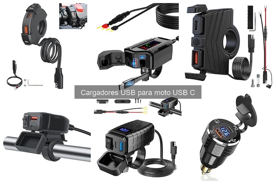 Alternativas a cargadores USB C para moto: soluciones efectivas
