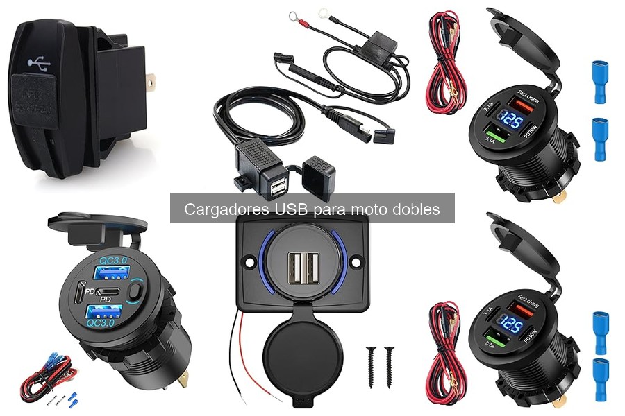 Alternativas a Cargadores USB Dobles para Moto