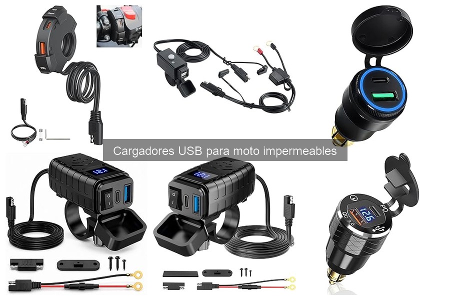 Alternativas a Cargadores USB Impermeables para Moto
