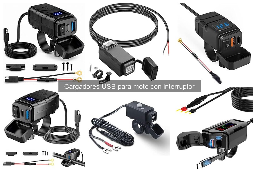 Alternativas a Cargadores USB para Moto con Interruptor