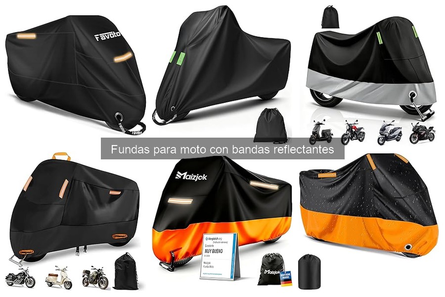 Alternativas a Fundas para Moto con Bandas Reflectantes