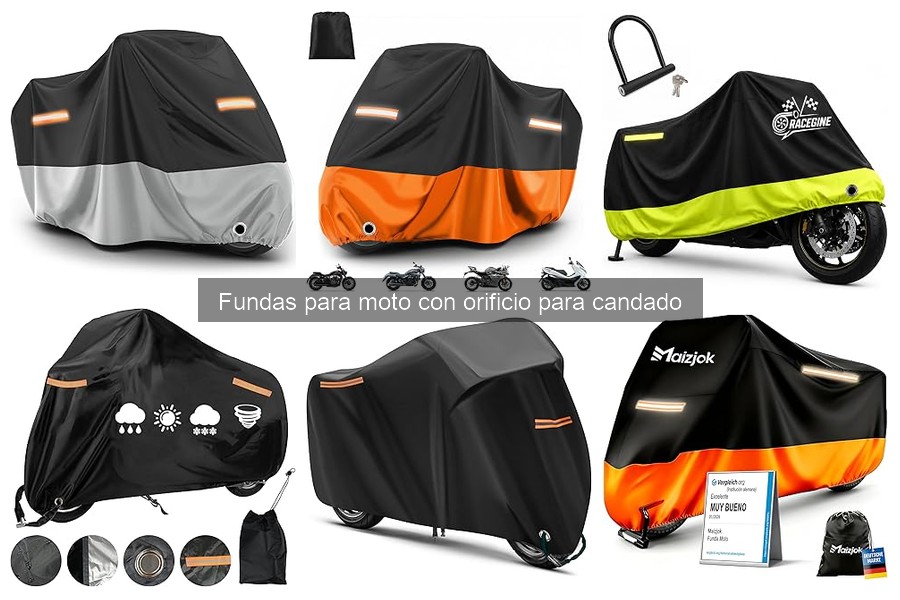Alternativas a fundas para moto con orificio para candado
