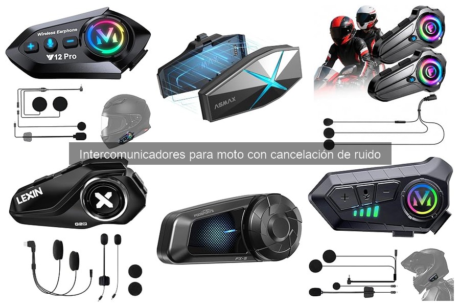 Alternativas a intercomunicadores para moto con cancelación de ruido