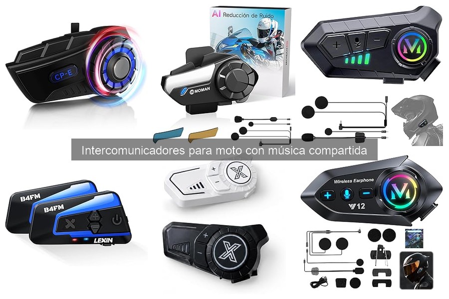 Alternativas a intercomunicadores para moto con música compartida