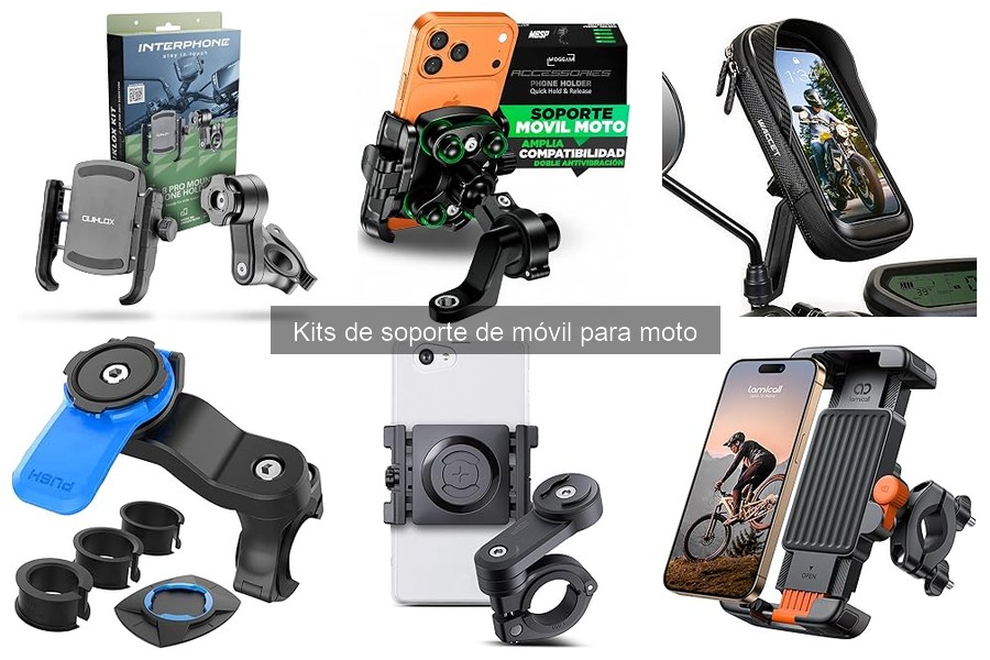 Alternativas a kits de soporte de móvil para moto