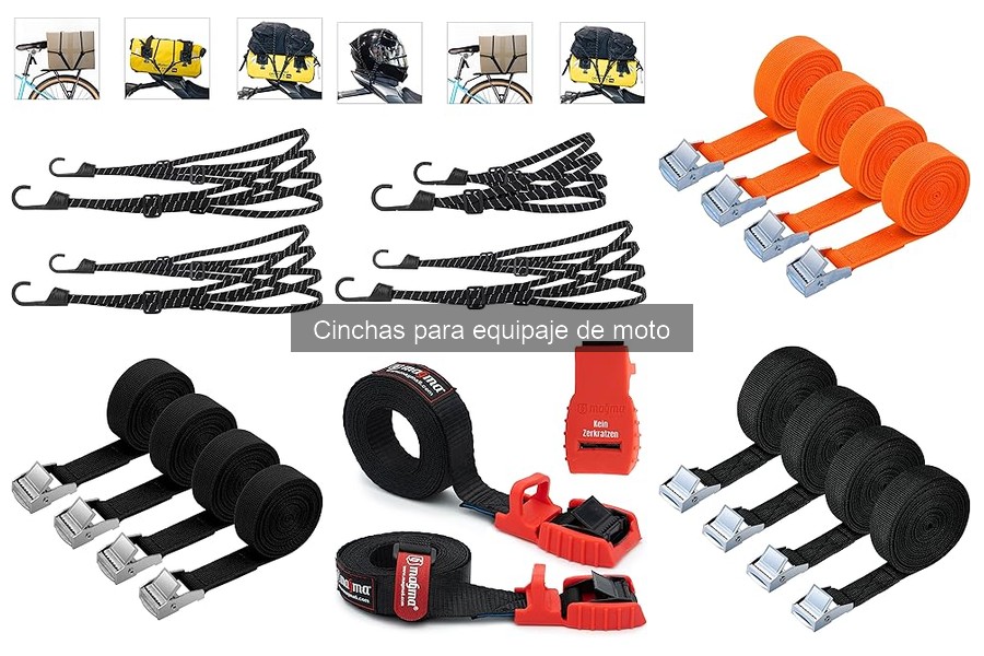 Alternativas a las cinchas para equipaje de moto