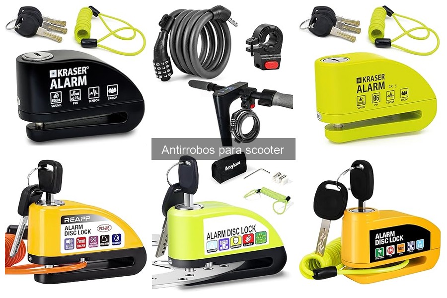 Alternativas a los antirrobos para scooter: Opciones seguras