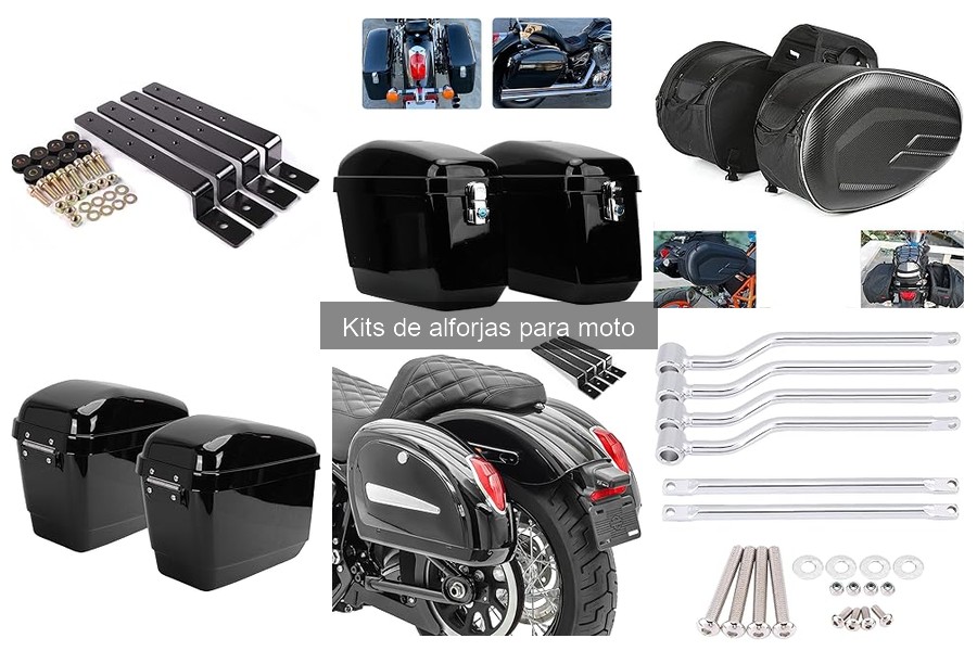 Alternativas a los kits de alforjas para moto: opciones prácticas