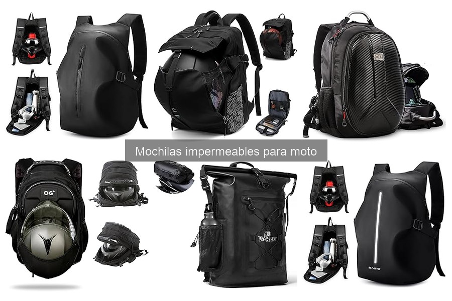 Alternativas a mochilas impermeables para moto: opciones útiles