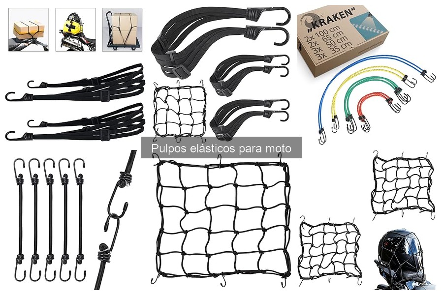 Alternativas a pulpos elásticos para moto: sujeción segura