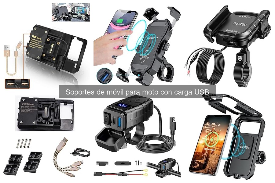 Alternativas a Soportes de Móvil para Moto con Carga USB
