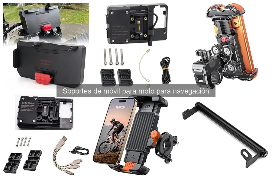 Alternativas a soportes de móvil para moto: opciones efectivas