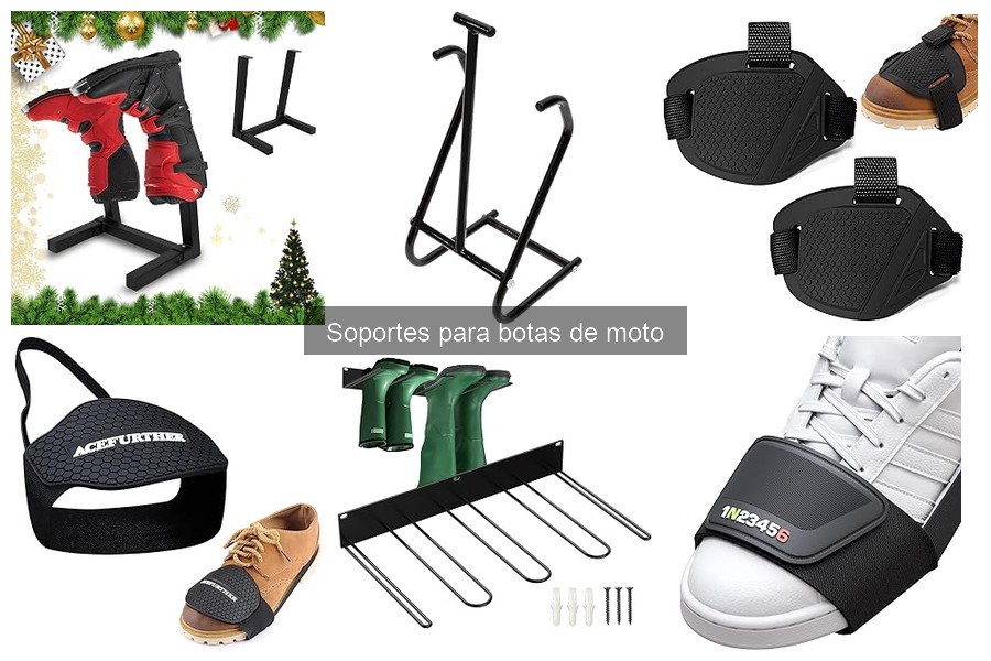Alternativas a soportes para botas de moto: descubre opciones