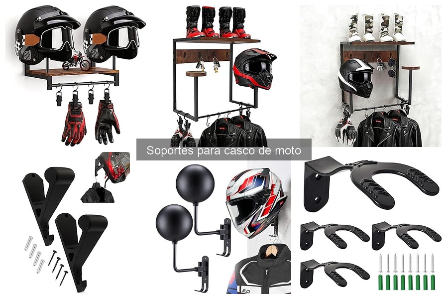 Alternativas a Soportes para Casco de Moto: Encuentra la Ideal