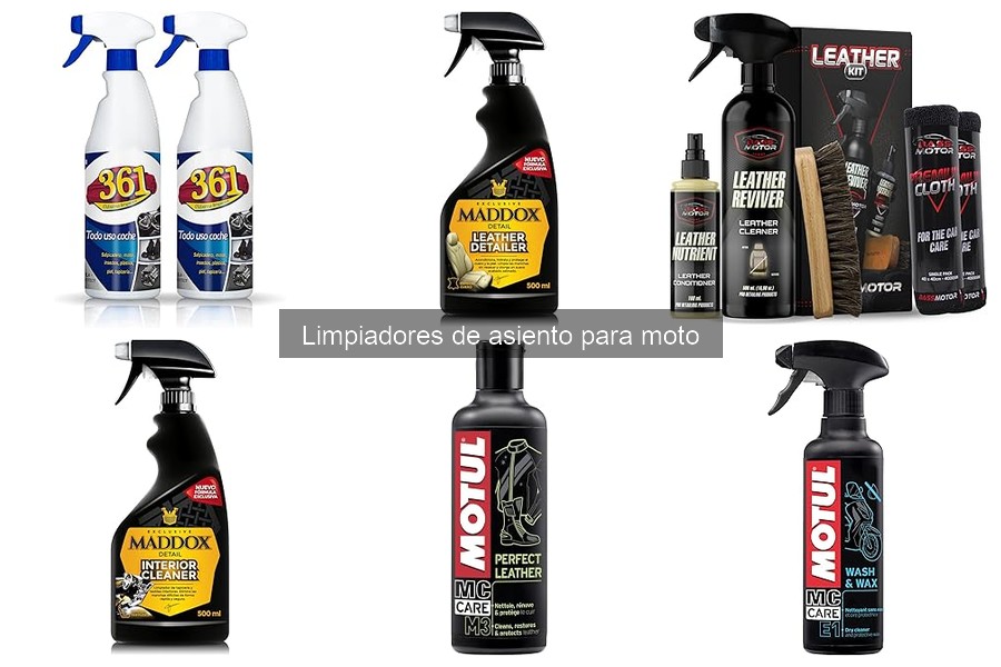 Alternativas caseras a limpiadores de asiento para moto