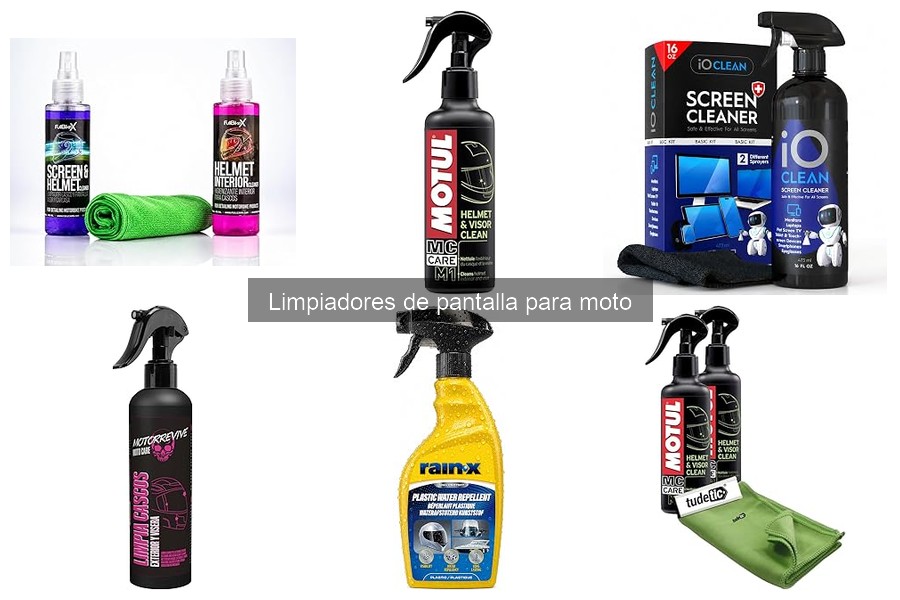 Alternativas Efectivas a Limpiadores de Pantalla para Moto