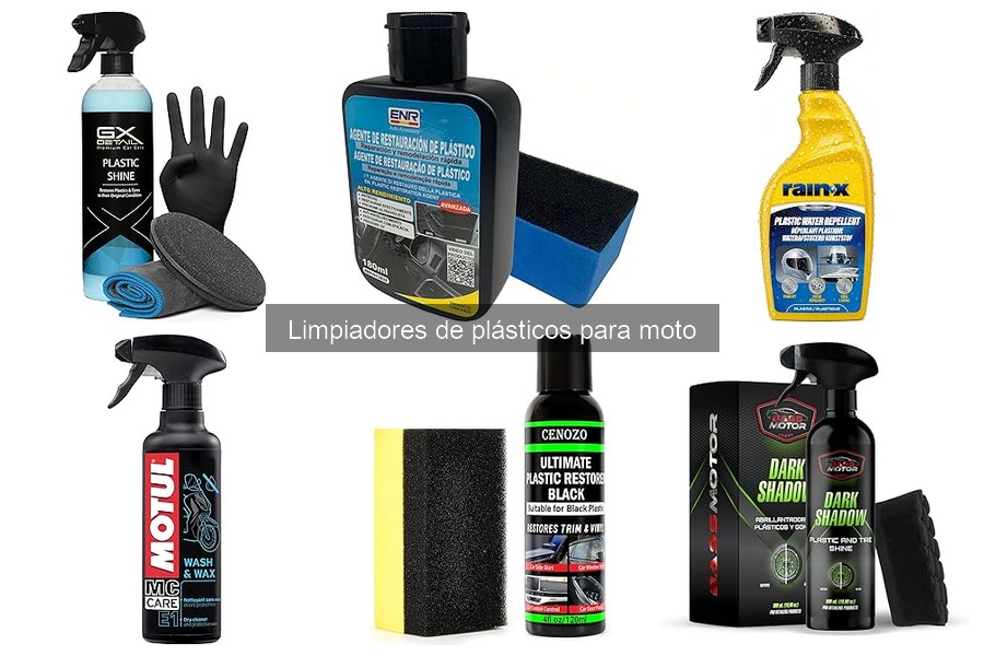 Alternativas efectivas a limpiadores de plásticos para moto