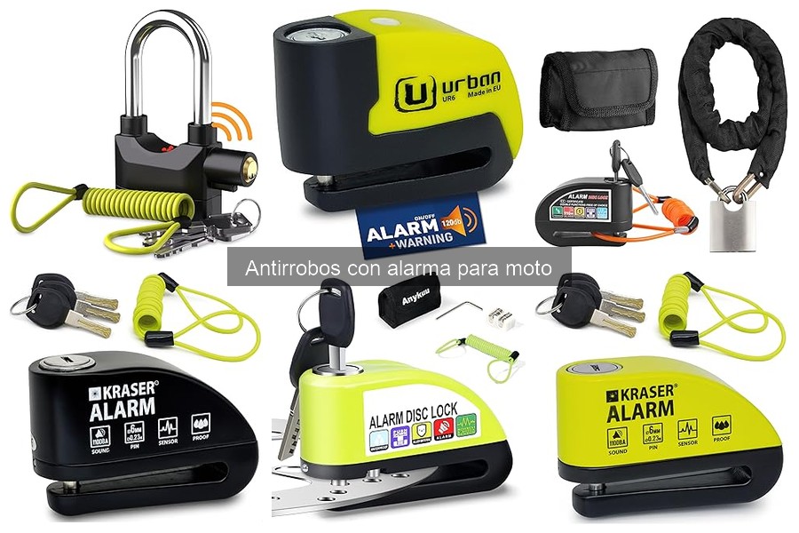 Antirrobos con alarma para moto: ¿Qué son y cómo funcionan?
