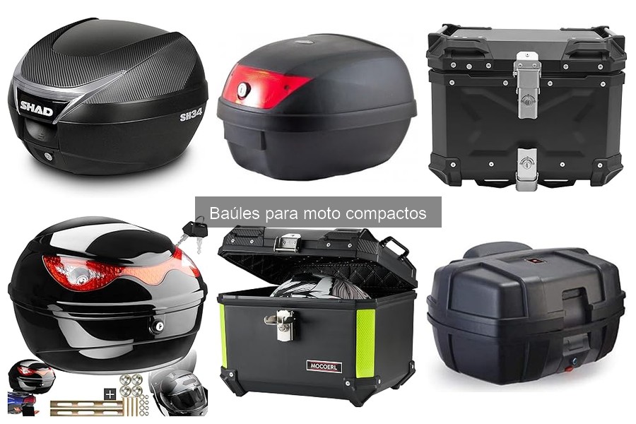 Baúles para moto compactos: ¿Son realmente impermeables?