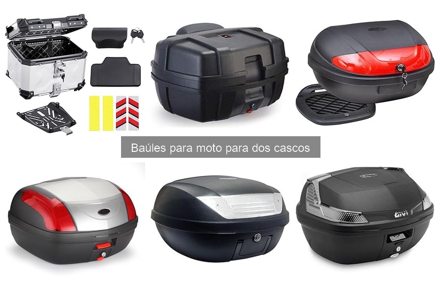 Baúles para moto para dos cascos: ¿Qué son y cómo elegir?