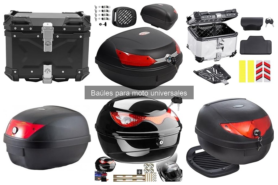 Baúles para moto universales: ¿Qué son y características?