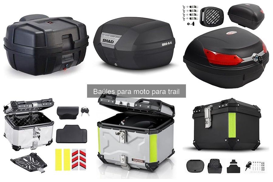 Baúles rígidos vs. blandos para moto trail: ¿cuál elegir?
