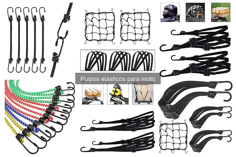 Beneficios de usar pulpos elásticos para moto