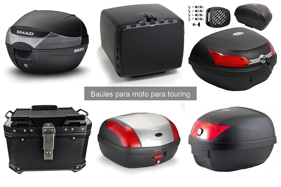 Capacidad ideal de un baúl para moto touring: guía esencial