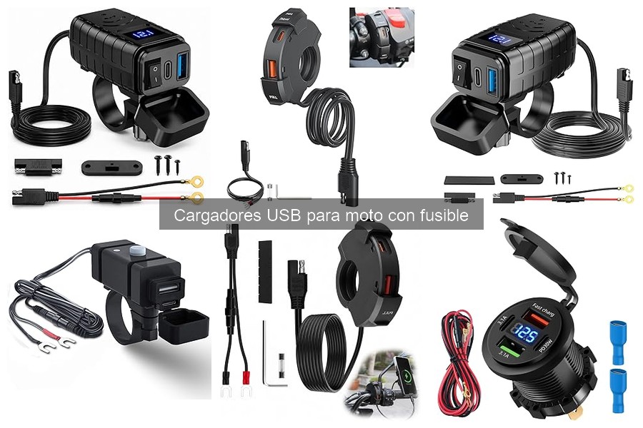 Cargadores USB para moto con fusible: ¿Qué son y cómo funcionan?