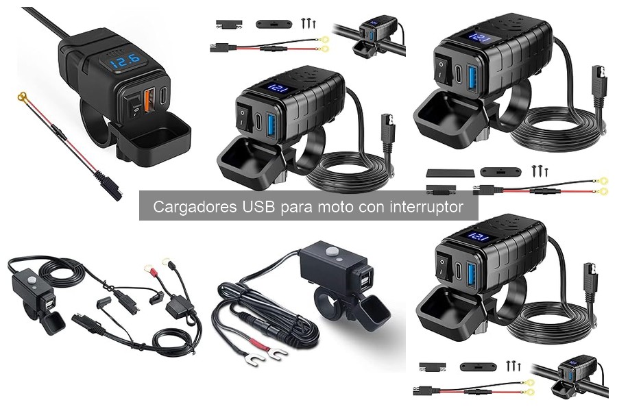 Cargadores USB para moto con interruptor: Todo lo que necesitas saber