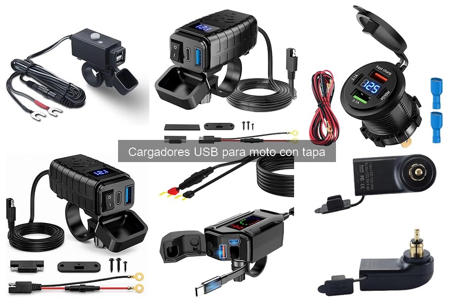 Cargadores USB para Moto con Tapa: Características Clave