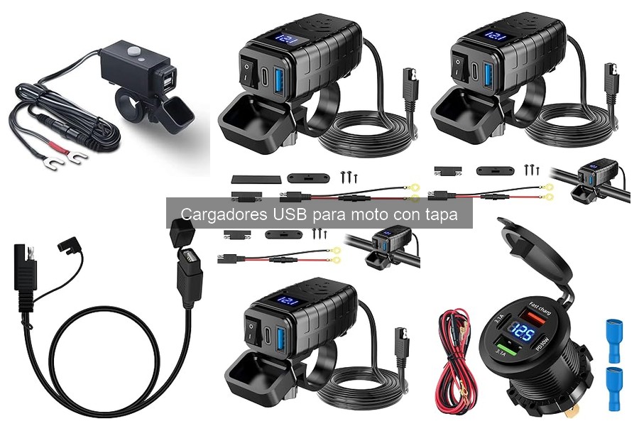 Cargadores USB para moto con tapa: ¿Qué son y cómo funcionan?