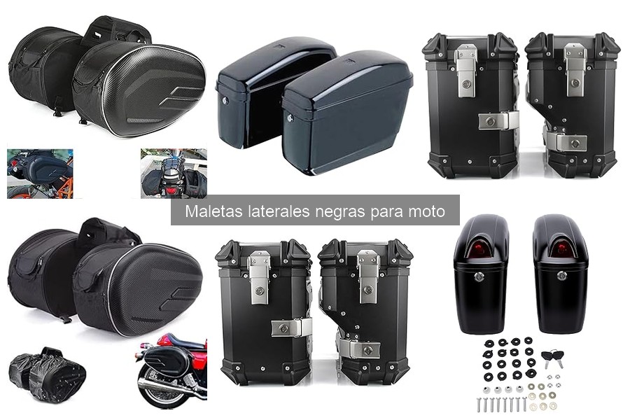 Cómo ajustar maletas laterales negras para optimizar espacio