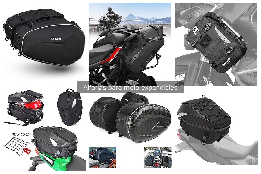 Cómo elegir alforjas para moto expandibles: Guía práctica