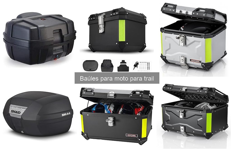 Cómo elegir el mejor baúl para moto trail: Guía de compra